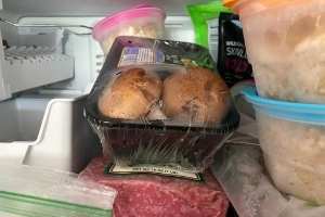mushrooms in the freezer