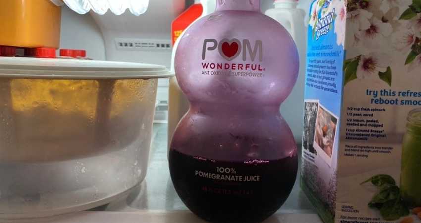 POM Pomegranate juice shelf life