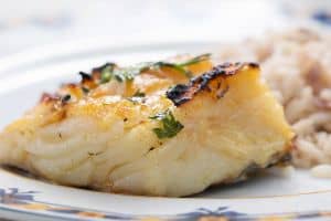cod fish dinner