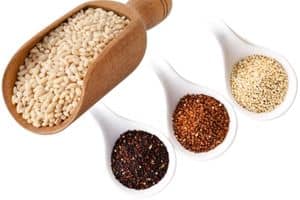 barley and quinoa