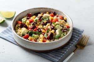 Couscous and quinoa dish