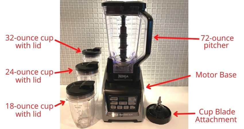 what comes with the ninja nutri blender