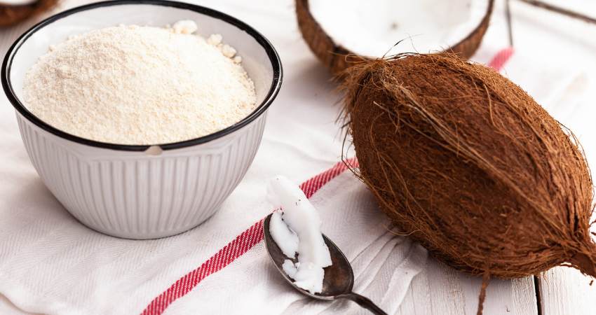 Coconut flour.
