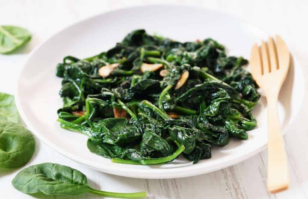 spinach with garlic