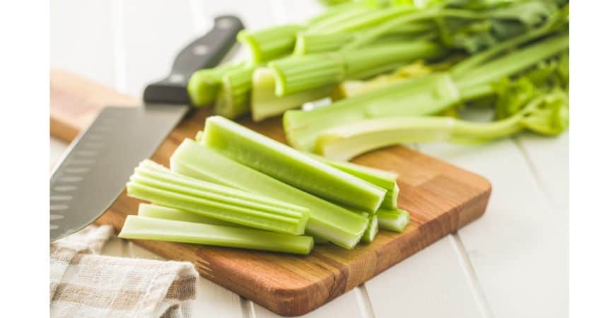 Celery sticks.