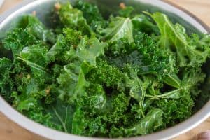 Kale in a bowl.