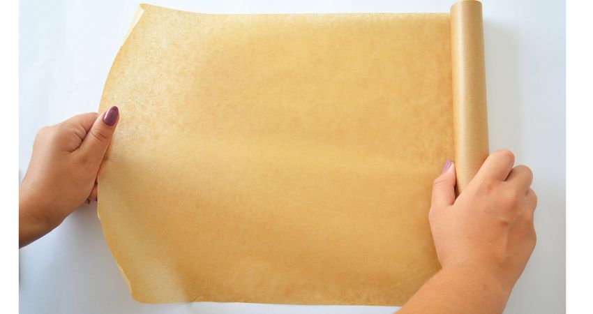 Parchment paper for wrapping meat.