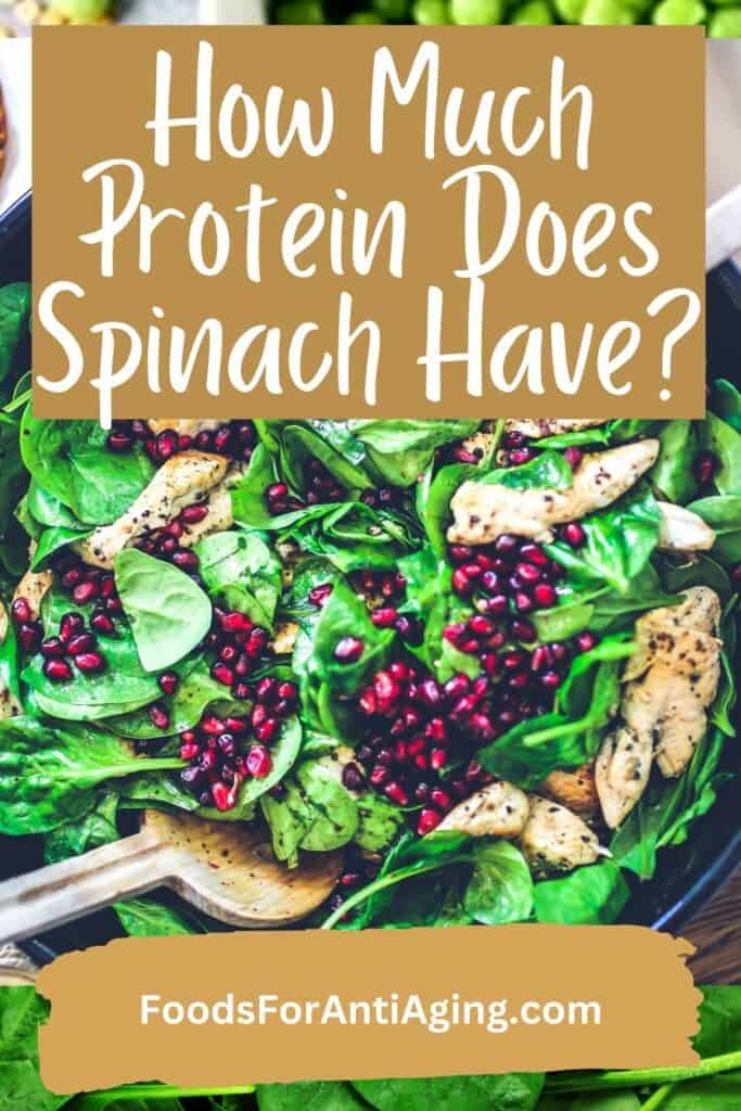 How Much Protein Does Spinach Have?